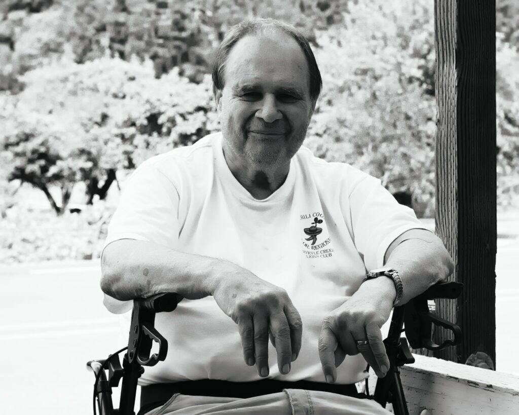 Portrait of Bob at Oregon Covered Bridge